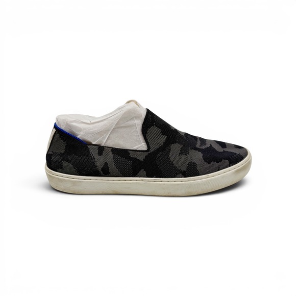 Rothy's Shoes - Rothy's The Sneaker Women 9.5 Grey Camo Slip‎ On Knit Sustainable Comfort Shoes